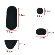 For PSVR2 lens silicone protective cover for PS5 VR2 game handle dustproof