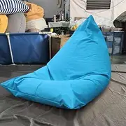 Waterproof Bean Bag（No Fillers ） Outdoor Bean Bag Bed Lounger Chair for Pool, Water-Resistant Outside Couch, Outdoor Day Beds Sofa for Pool, Patio(Sky Blue)