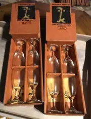 Vintage Mr Pro Glassware Set of 8 Libbey Sour Glasses 4 1/2 Oz 3775 With Boxes