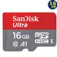 SanDisk 16GB 16G microSDHC ultra 98MB/s micro SD C10 A1手機記憶卡