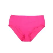 DKNY Women's Seamed High-Waist Bikini Bottom Neon Pink Large