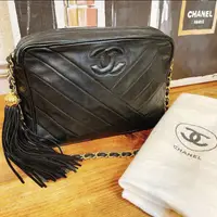 在飛比找蝦皮購物優惠-Chanel Vintage 香奈兒老香流蘇金球信封包鍊包鏈