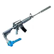 Miniature Toy M4A1 Carbine Replica Diecast Gun Model Keychain