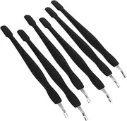 Generic Professional Nail Tool Accessory Set 6Pcs Dead Skin Pusher Kit Cuticle Pusher for Women's Nail Care