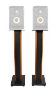Rockville 36” Studio Monitor Speaker Stands For KRK V4 S4 Monitors