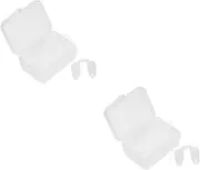 [Minkissy] 2pcs Nose Retainer Tool Replacement Silicone Keeper for Postoperative Care