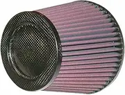 K&N RP-5113 Universal Air Filter Carbon Fiber Top