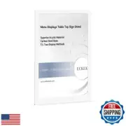 ECKEK Carbon Steel Sign Holder, Menu Displays Double Sided, Table Top Sign St