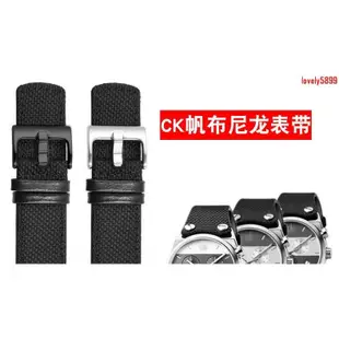 全新上架8帆布尼龍手錶帶代用CK手錶男EAGER系列K4B384B3 K4B371B6 K4B371B新品