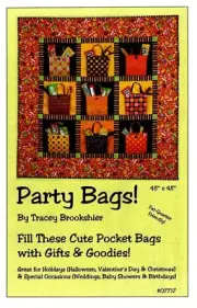 Party Bags Pocket Bags Wall Quilt Pattern by Tracey Brookshier 07717