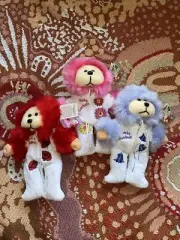 Baby Gerbera, Baby Poppy & Baby Bluebell- Skansen Beanie Kids X3 - With Tags