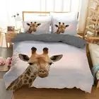 Giraffe Quilt/Duvet/Doona Cover Set Single Double Queen King Size