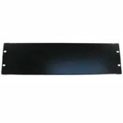 3U 19" Blank Plate Network Server Rack Mount Panel Thick Filler Spacer Black
