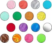 Gitohoni 16Pcs Textured Sensory Mats 20 Cm Dia Practical Lightweight Sensory Pads Wall