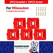 5 x Battery Holder Wall Mount Battery Storage Dock for Milwaukee M18 18V Battery