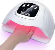 Gel Uv LED Nail Lamp, 66 Beads Fast Nail Dryer with Automatic Sensor, Red LED Nail Light, Uv LED Gel Lamp, Quick Dry and All Round Curing Nail Art for Home, Women, Travel, Home/173