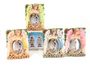 NEW Vantage Classical Colored Wings Angel Mini Oval Photo Picture Frames Set of