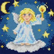 "Angel" Printed Canvas for Cross Stitch Tapestry Gobelin Orchidea 2638