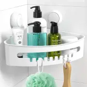 Corner Shower Caddy Vacuum Suction Cup Shower Organizer No Drilling Shower Shelf
