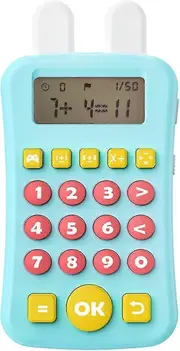 Electronic Math Games For Kids Ages 4+,addition,subtraction,multiplication & Division,calculator For Kids,birthday Stocking Stuffers For Boys GirlsCol