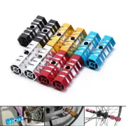 2X Bike Pedals Aluminum Alloy Axles BMX Pedal Bicycle Stunt Foot Peg B`da