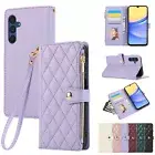 For Samsung Galaxy A55 A54 A35 A51 A15 A14 Flip Cover Zippered Wallet Phone Case