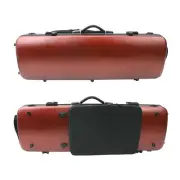 red 4/4 Violin Case Carbon Fiber Music Sheet Bag & Code lock Oblong Case