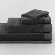 Sheridan Belford Towel Range - Bath Sheet in Shadow Grey Cotton