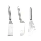 3 Pcs Stainless Steel Cooking Spatula for Cake Decorating Pancake Turner