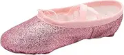 [CsgrFagr] Sparkly Ballet Shoes for Girls Toddlers Practice Shoes Girls Ballet Shoe Yoga Shoes Ballet Slippers lats for