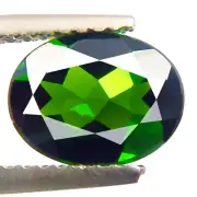 1.72ct AWESOME NATURAL CHROME DIOPSIDE BEST QUALITY 5A+GREEN COLOR OVAL 9x7mm