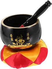 UPKOCH 1 Set Singing Bowl for Meditation Heart Sound Therapy Bowl Durable Buddhist Supplies for Relaxation and Mindfulness Practice