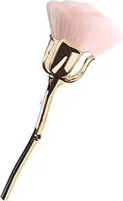 Nail Dust Brush For Cleaning, Soft Makeup Brushes Pink Rose, Makeup Brush For Foundation Concealer Cream Blush Powder, Nail Cleaning Brushes Nails Accessories