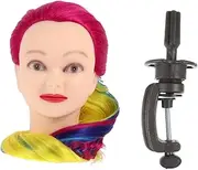 Vaguelly Mannequin Head for Hair Styling Training Long Hair Doll Head for Cosmetology High Temperature Resistant for Students and Professionals Color Options