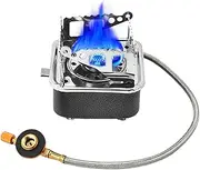 Portable Camping Stove | Small Foldable Cooking Stove | Camping Equipment, High-Efficiency Outdoor Cooker, Lightweight Backpacking Burner for Hunting Trips Fishing Expeditions