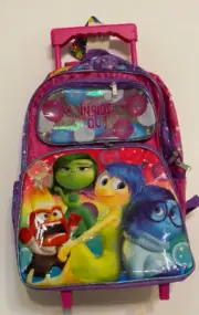 Disney Inside Out 16" Backpack Roller Large Backpack Book Bag NEW!