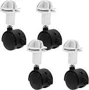 Totority 4 Pcs Stem Caster Wheels for Pet Cages Swivel Design Easy Movement Assembly for Dog Crates and Pet Enclosures Reliable Support for Smooth Mobility