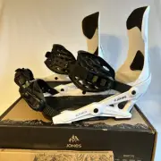 Jones Snowboard Bindings Meteorite Mens Large White