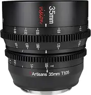 [7artisans] 35mm T1.05 Manual Focus Cine Lens for APS-C L-Mount Cameras Mirrorless Camaras Sigma, Leica SL and Panasonic