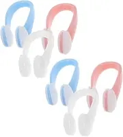 PAMINGONO 6pcs Swimming Nose Clip Noseclip for Swimming Nose Clips for Water Sports Nose Clips for Diving Pool Nose Clips Silicone Nose Clips Water Nose Plugs Nose Clip for Swimming