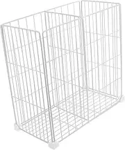 VINTORKY Freezer Dividers Chest Freezer Organizers Mesh Storage Baskets 37cm High 2 Sections