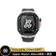 Golden Concept Apple Watch 45mm 銀錶框 黑橡膠錶帶 WC-SPIII45-SL-BK