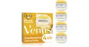 Gillette Venus Comfortglide Olay Coconut Replacement Blades 4 Pieces