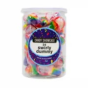 Swirl Mini Dummy Pop Rainbow x 24