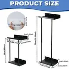 Towel Rack Wall Mounted Towel Holder Metal Bathroom Towel Storage Rack typnC