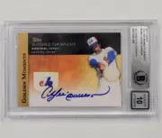 Andre Dawson signed 2012 Topps Golden Moments Series 2 GM41 card BGS BAS 10 auto
