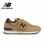 【NEW BALANCE】 NB 童鞋_中性_棕色_PV574BF1-W楦 574 中童