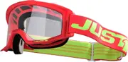 Just1 Vitro Motocross Goggles, red-yellow for Men One Size Red Yellow