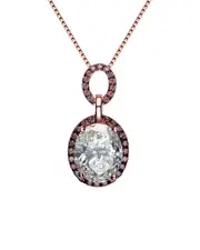 Genevive 18K Rose Gold Vermeil Necklace