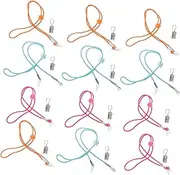 [Operitacx] 1 Set Adjustable Glasses Neck Strap Flexible Eyeglasses Lanyards with Clips for Sunglasses and Glasses Durable Polyester Ropes for Everyday Use